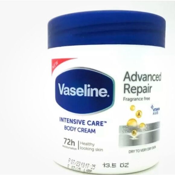 🛍️Vaseline Advance Repair intensive Care Fragrance free Body Cream 400ml💥 - Picture 6 of 7